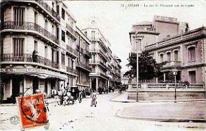 2377- Oran - Rue El- Moungar - Vue du Lycee